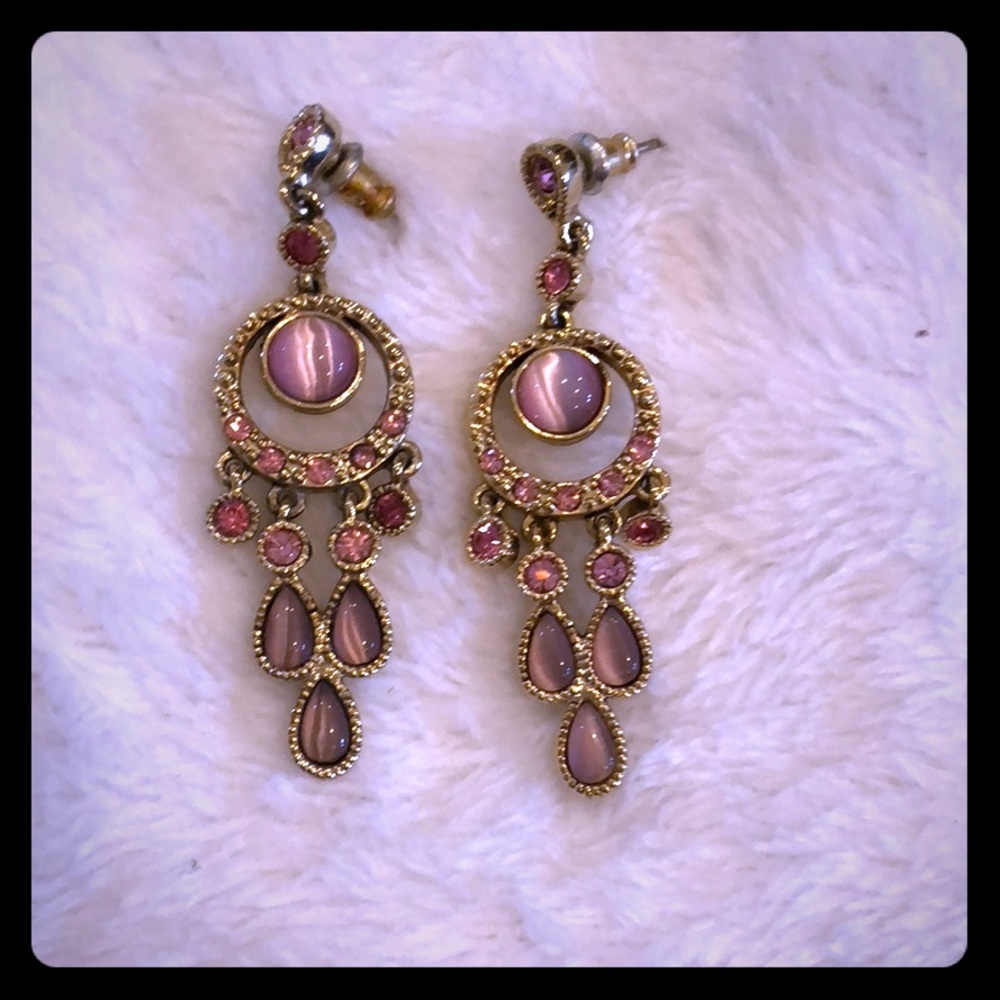🎀🌸Pink🌸🎀 Gold Fashion Drop Dangle Earrings
